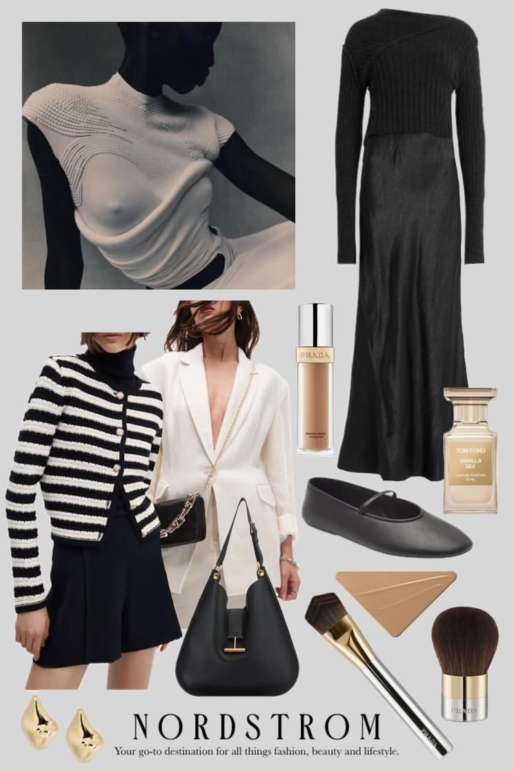New to Nordstrom 🖤

#nordstrom #prada #workwear #athleisure #beauty dress striped Toteme perfume shorts camisole cardigan sweatshirt jeans flats coach blouse blazer sneakers 

#LTKgrwm #LTKootd #LTKOver40