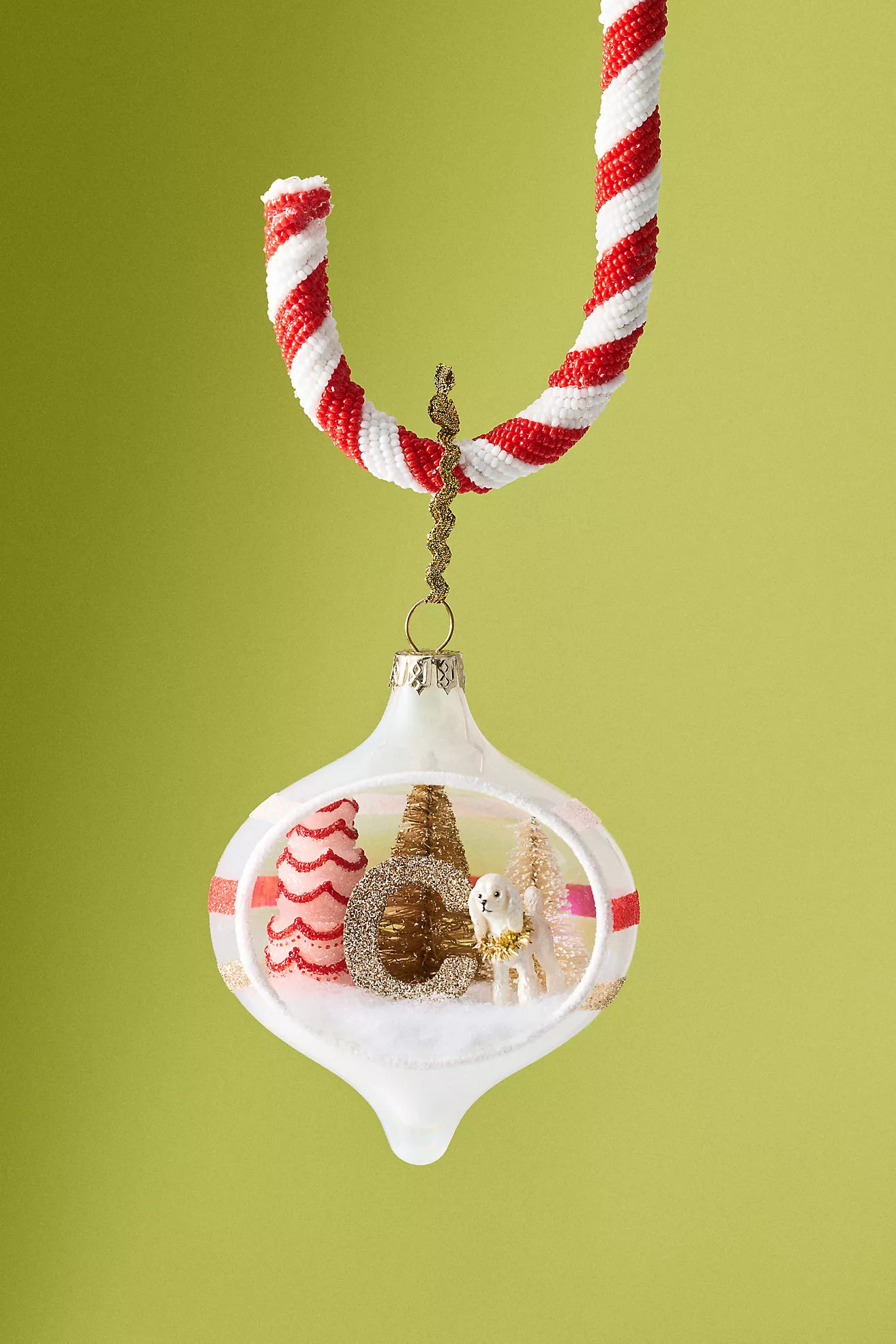 Party Animal Monogram Ornament | Anthropologie (US)