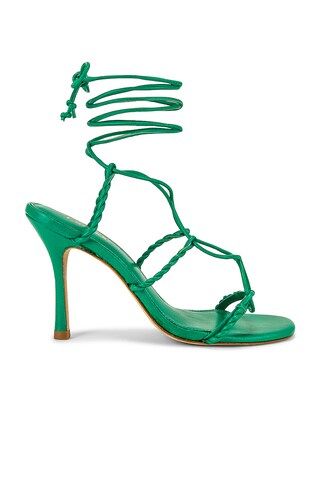 Larroude Kiki Heel in Green from Revolve.com | Revolve Clothing (Global)