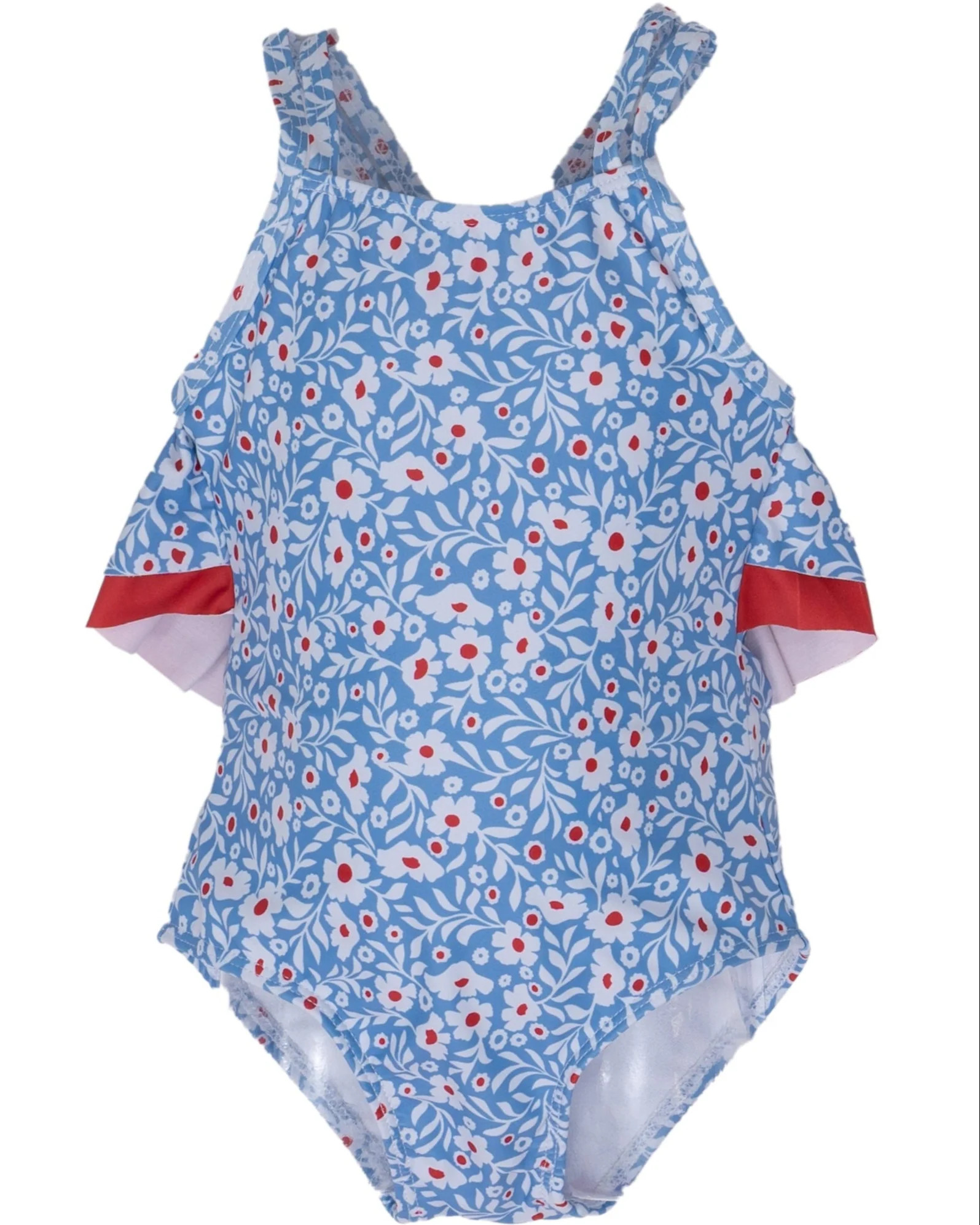 Laguna RWB Floral One Piece Swimsuit | The Oaks Apparel Company