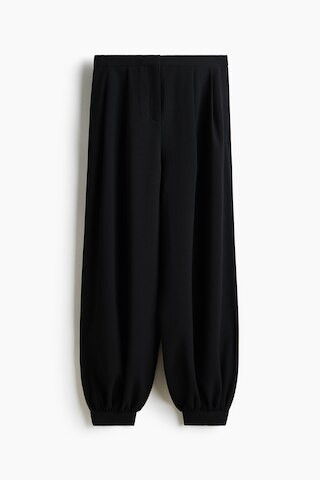 H & M - Pleated Balloon Pants - Black | H&M (US + CA)