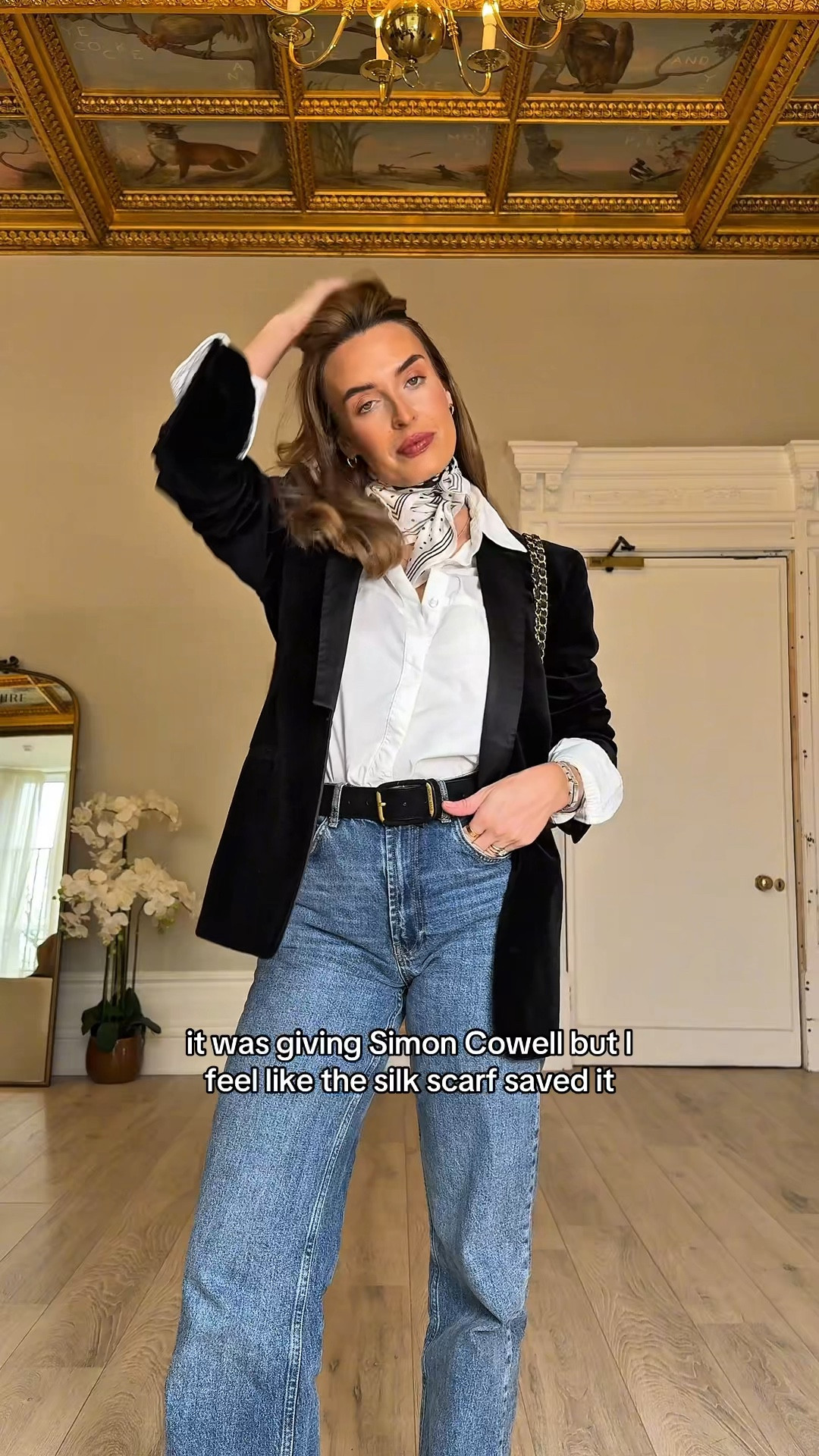 Simon Cowell or fashionista?
You decide 😂 

Outfit linked on my LTK shop. OOTD, western style, chic outfit, every day outfit, classy chic, minimal fashion 

#carolynbessettekennedy #chicstyleinspo #OOTD #calvinklein #90sfashion

#LTKjeans #LTKstyletip #LTKspring