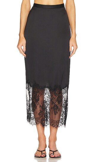 Flora Skirt in Black | Revolve Clothing (Global)