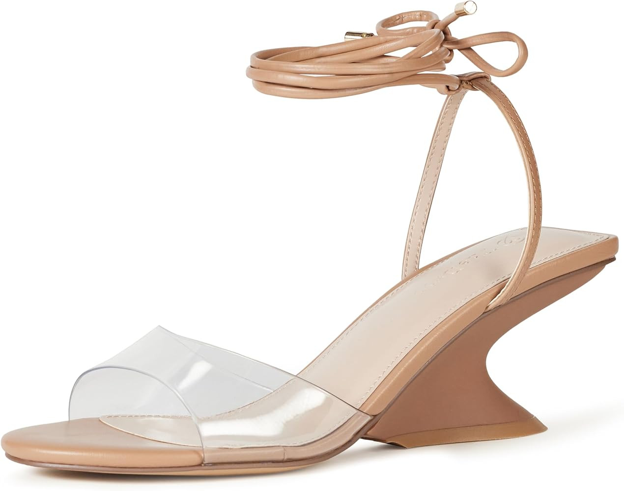 The Drop Women's Phoenix Lace Up Sculpted Heeled Sandal | Amazon (US)