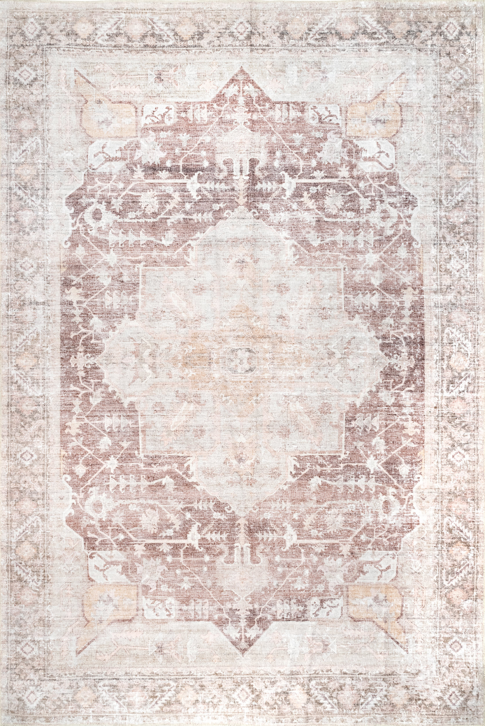 Ava Vintage Persian Washable Rug | Rugs USA