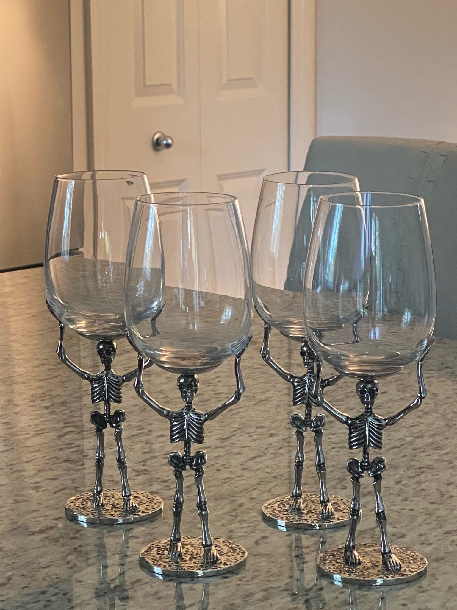 Don’t let these skeleton wine glasses  get away! They’re selling fast.

#LTKHalloween #LTKSeasonal