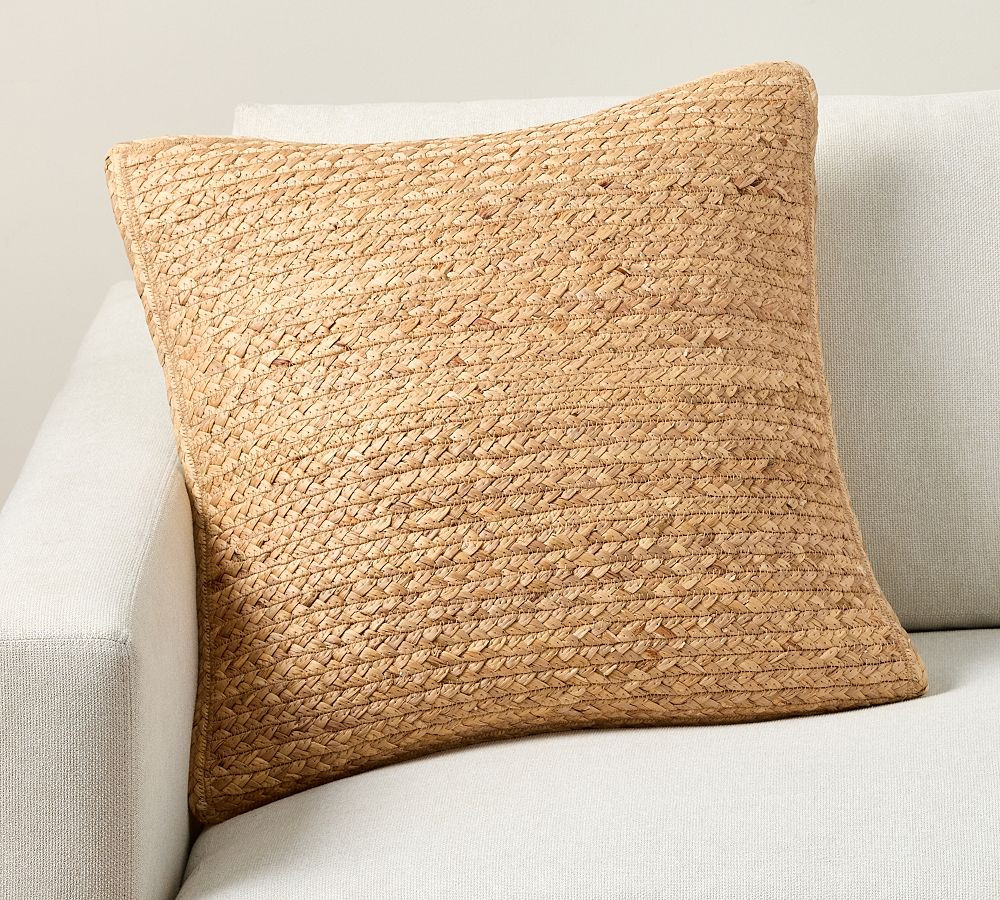 Braided Jute Pillow | Pottery Barn (US)