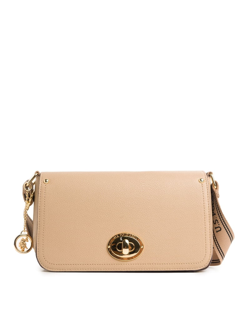 U.S. Polo Assn. Women's Flap Crossbody, Sand | Walmart (US)