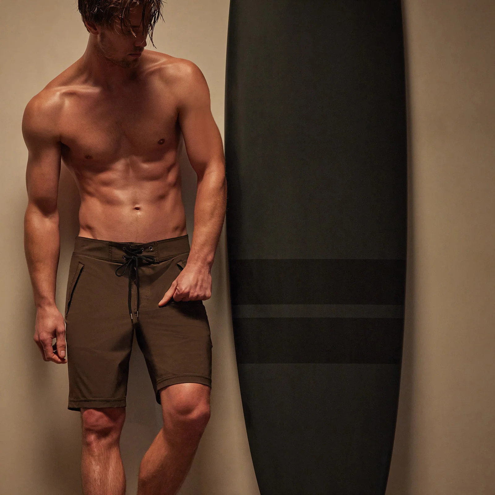 Scuba Zip Boardshort - Porcupine | James Perse Los Angeles | James Perse (US)