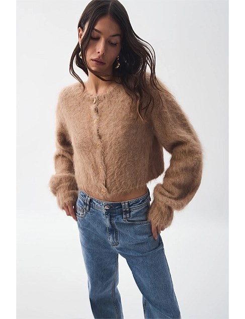 Aje Celine Fluffy Cardigan | David Jones | David Jones (Australia & New Zealand)