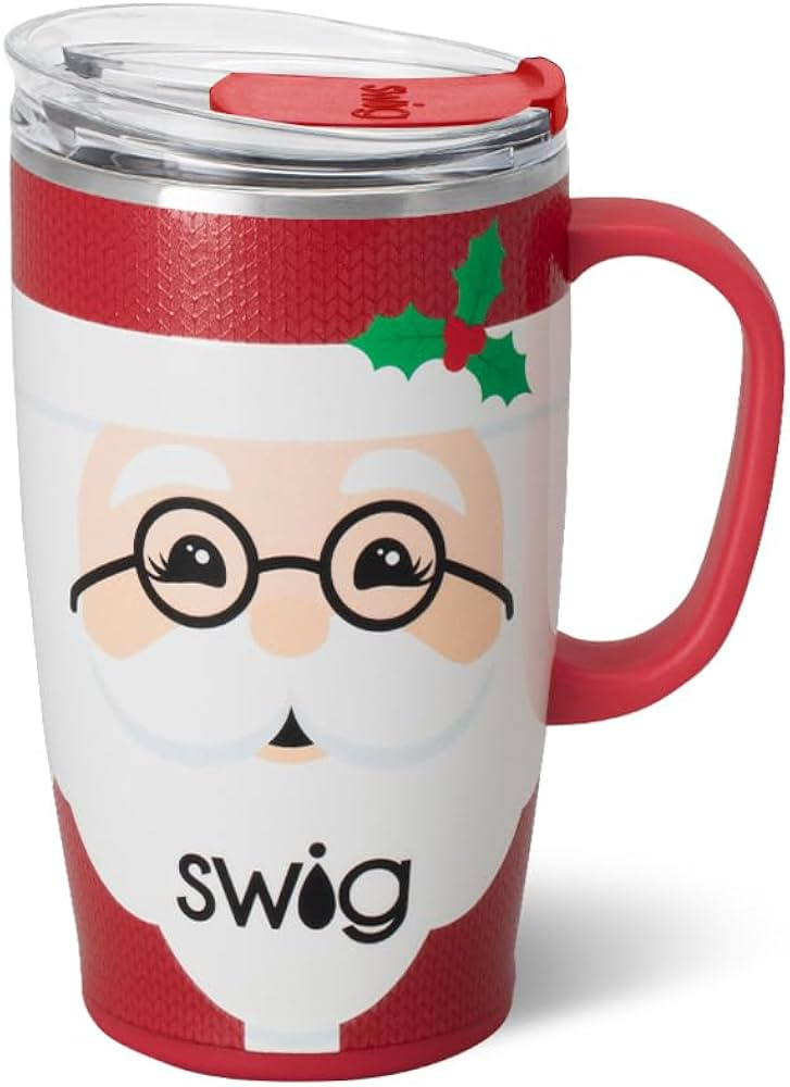 Swig Life 18oz Travel Mug, Insulated Tumbler with Handle and Lid, Travel Coffee Mug, Cup Holder F... | Amazon (US)