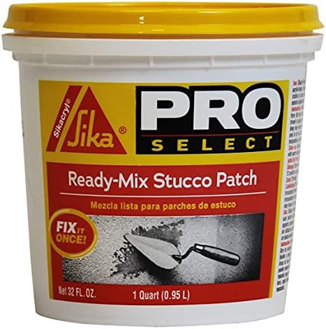SIKA - 503333 Sikacryl Ready-Mix Stucco Patch, 1 Qt, White: Amazon.com: Tools & Home Improvement | Amazon (US)