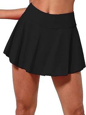 BUBBLELIME 2 Styles 5" XXS-XL Women's UPF 50+ Adjustable Running Skort with Pockets Active Tennis... | Amazon (US)