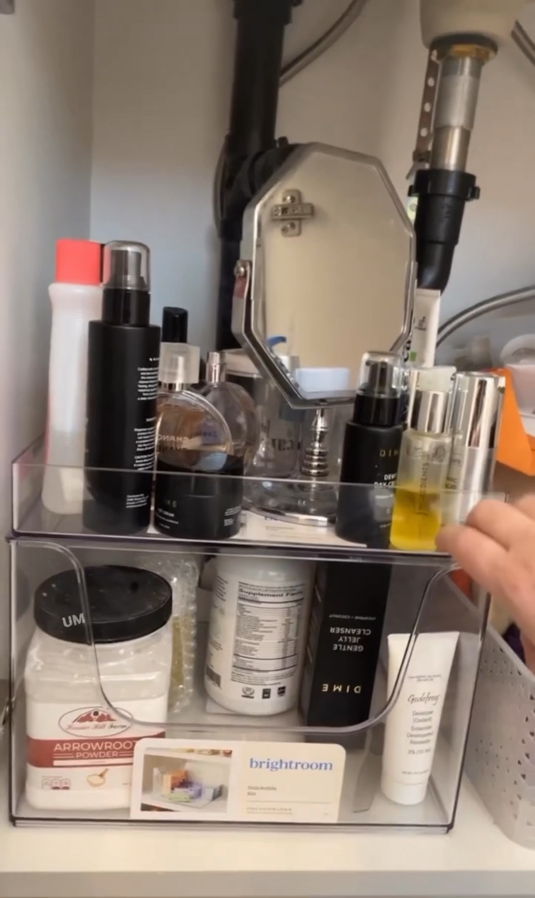 This storage bins from Target have been one of my favorite more affordable finds! They help me organize little spaces better and make the use of the space I have.  The bin and tray combo here are the  12x12x12

#LTKfamily #LTKhome