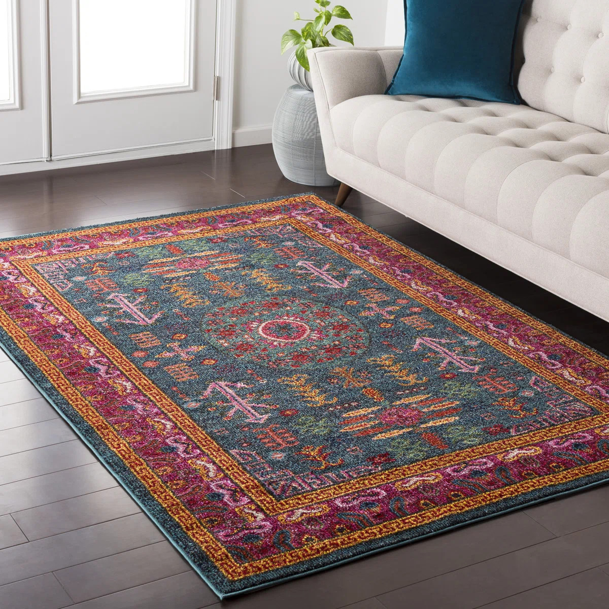 Bungalow Rose Andersonville Oriental Multicolor Area Rug & Reviews | Wayfair | Wayfair North America