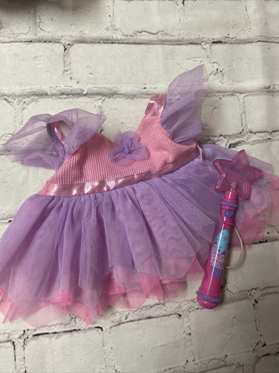 BABW Build A Bear Outfit Fairy Princess Dress Stars Wand lights sounds lot set  | eBay | eBay US