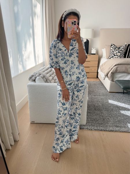 Wearing a size XS in satin pajamas from Abercrombie, love this print & they've washed really well over the last few months too!

#LTKHome #LTKStyleTip