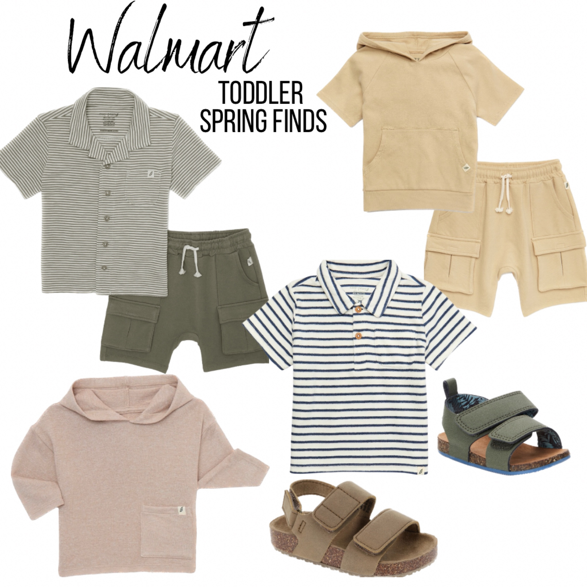 Walmart: What I Purchased. Toddler boy Spring finds 
Stripes, French terry, short sets, sandals 

#LTKFind #LTKstyletip #LTKkids