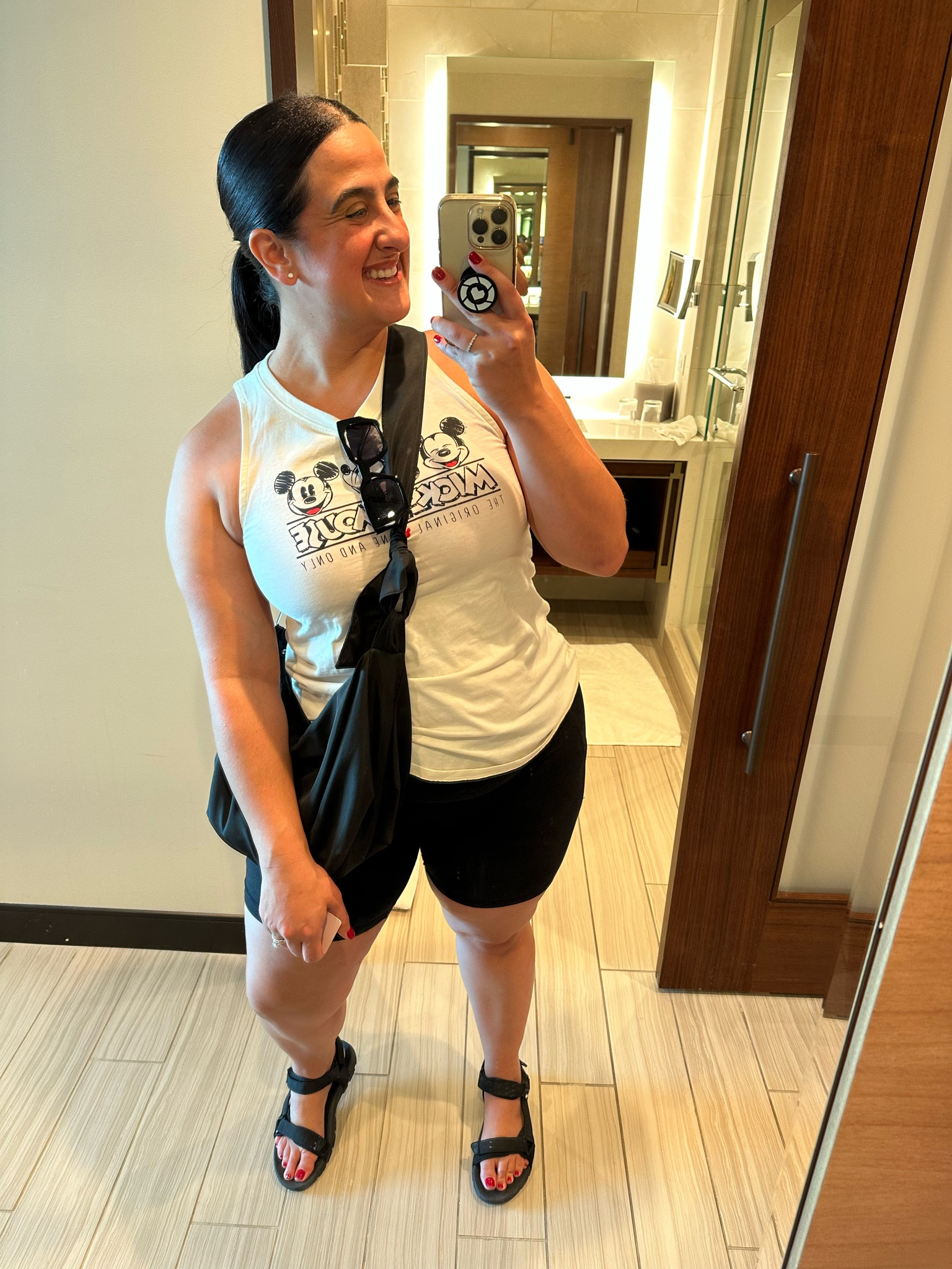 Disneyland OOTD! First time here! I want to be cute and comfortable. These shorts are worth the investment - so soft and comfy! You know I LOOOOVE these shoes! 

#LTKMidsize #LTKSeasonal #LTKBacktoSchool