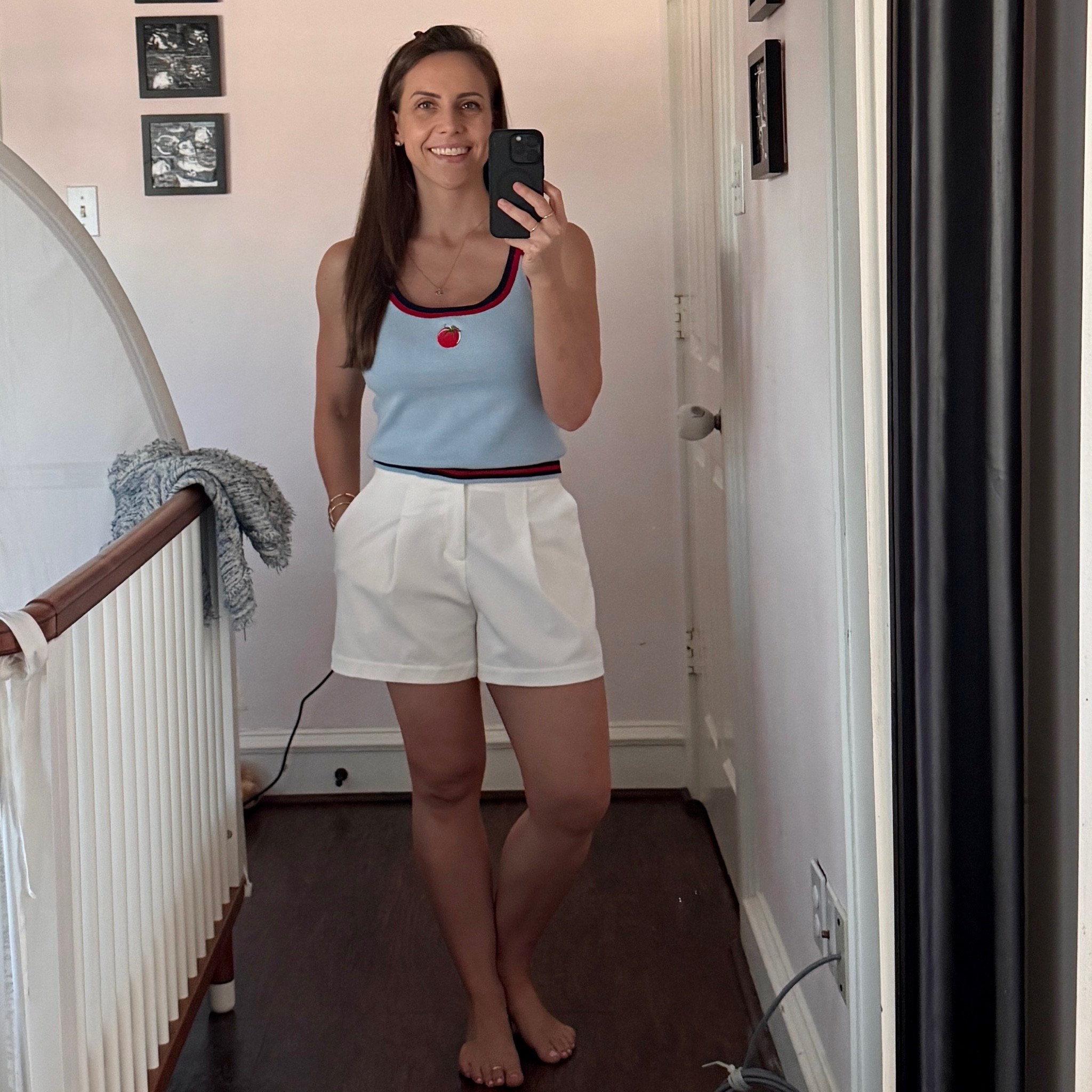 Effortless shorts… so chic. Wearing g a size 2in pleated white shorts and a size small in tomato tank.

#LTKootd #LTKPetite #LTKTravel