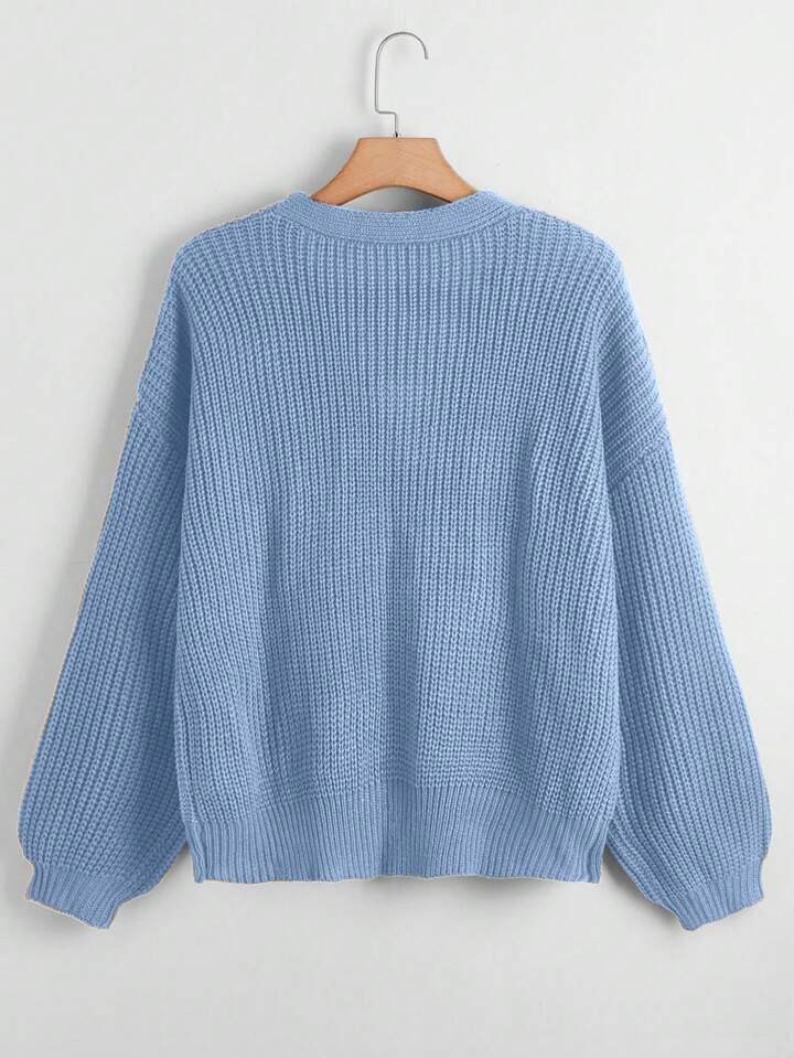 Baby Blue Cardigan  | SHEIN