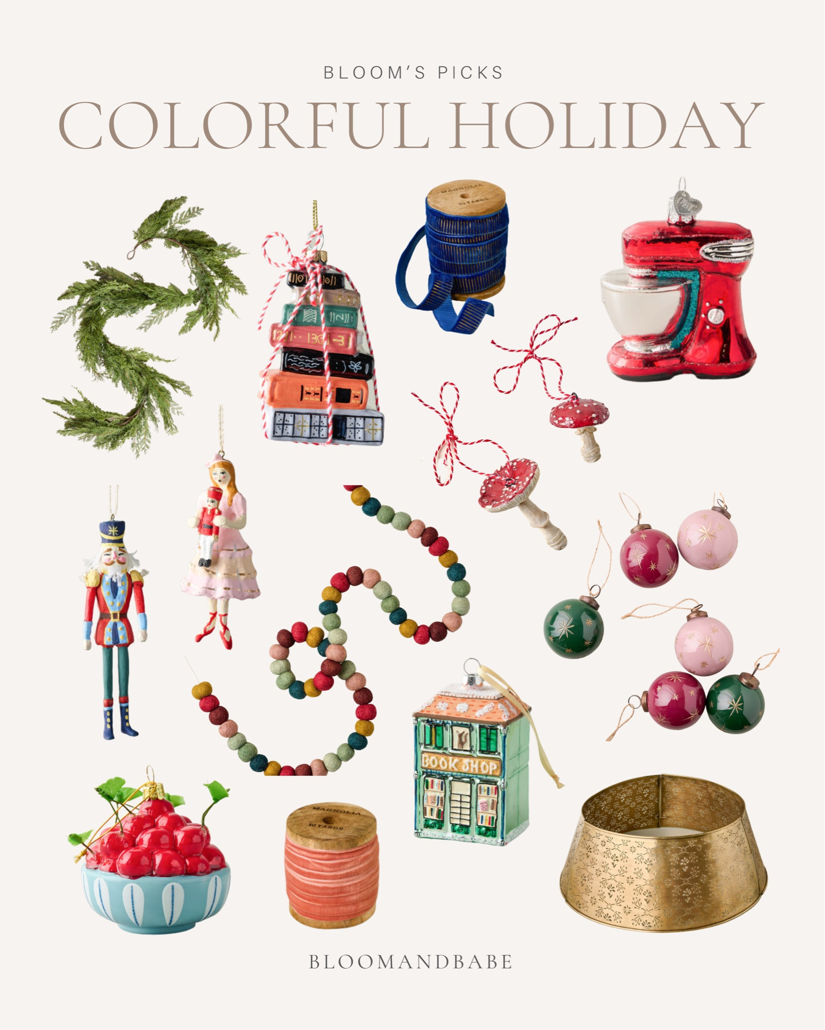 Loving these colorful holiday decorations!

Ornament/ribbon/garland

#LTKstyletip #LTKHoliday #LTKSeasonal