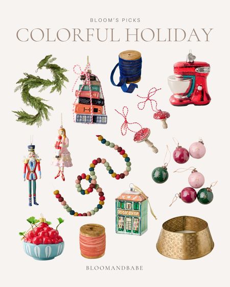 Loving these colorful holiday decorations!

Ornament/ribbon/garland

#LTKstyletip #LTKHoliday #LTKSeasonal