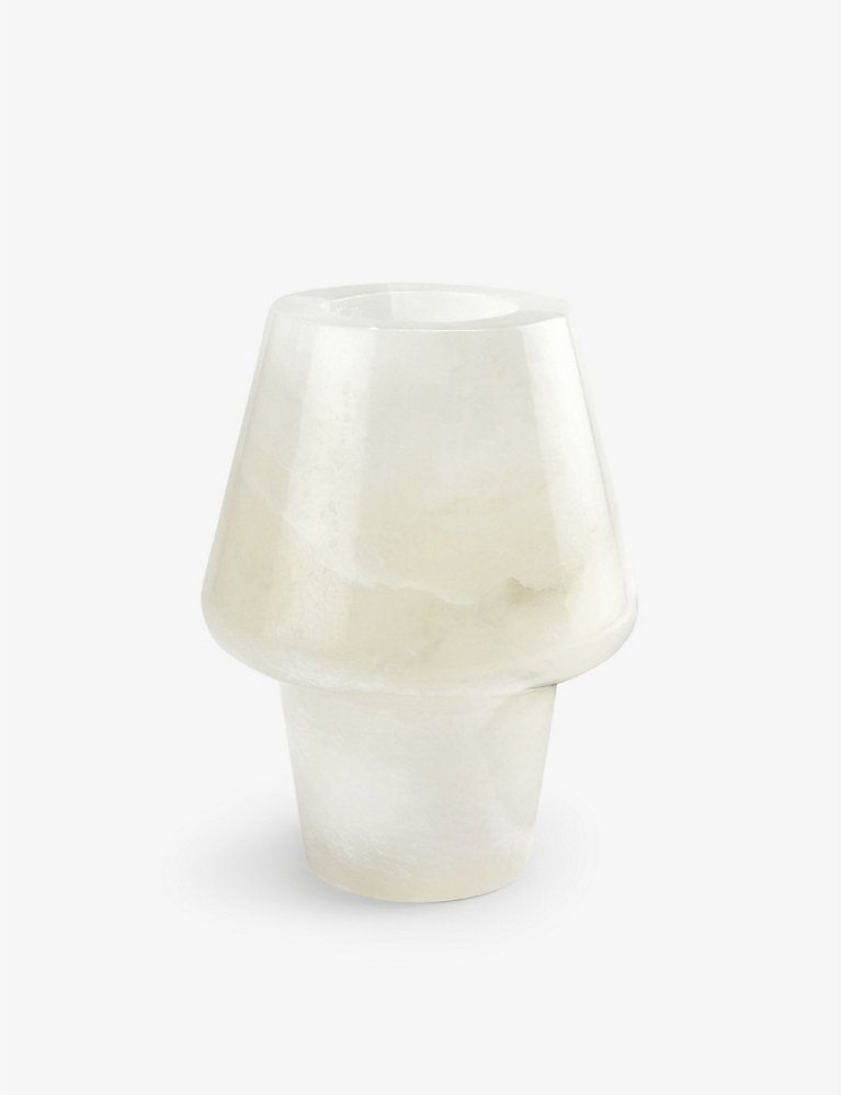 SOHO HOME Ava tapered alabaster vase 25cm | Selfridges