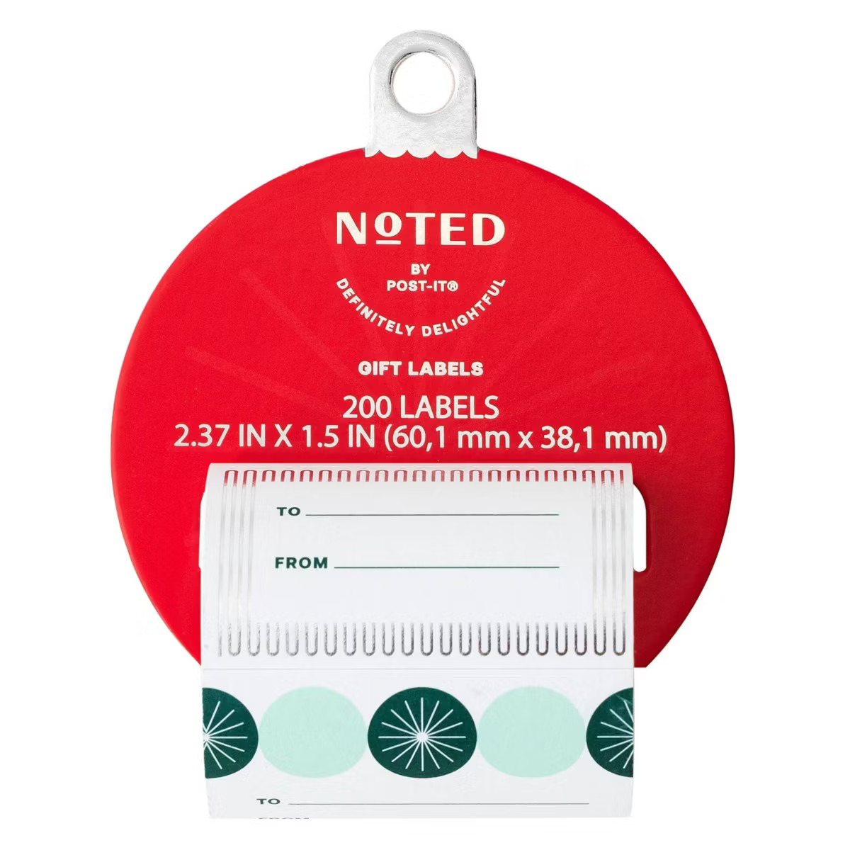 Noted by Post-it Ho Ho Whoa To/From Labels Gifting | Target