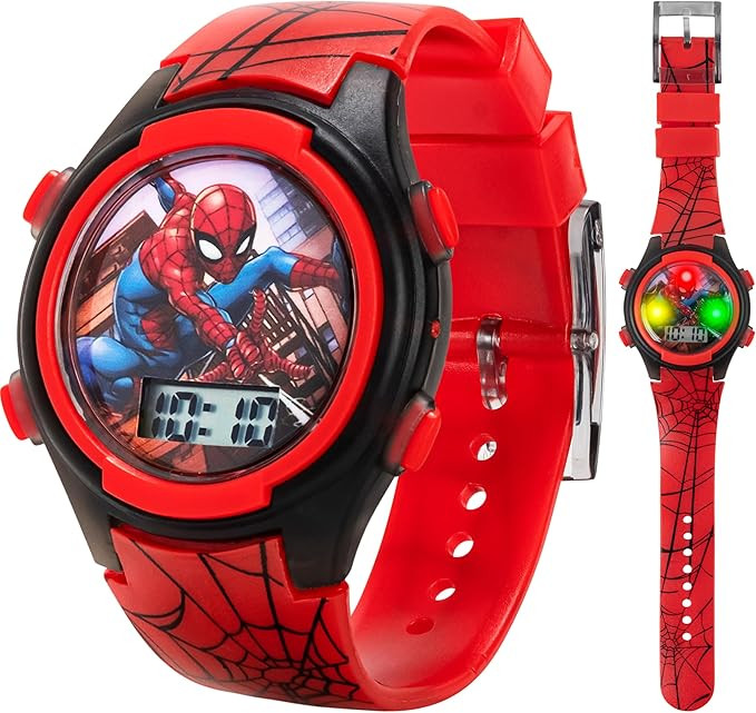 Marvel Spider-Man Kids Watches – Digital Display, Interactive Features, Adjustable Strap, Vibra... | Amazon (US)