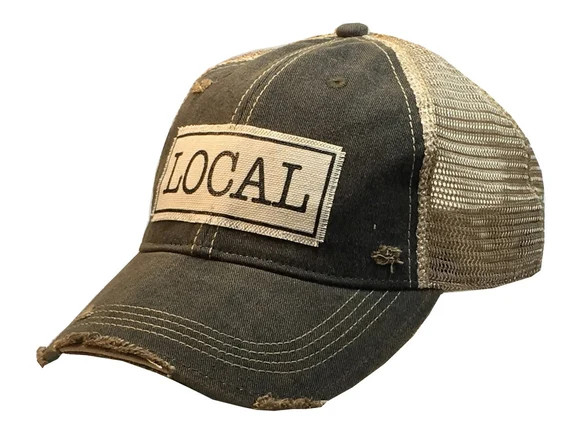 LOCAL Distressed Trucker Cap | Trucker Cap | Baseball Hat | Unisex l Home town l Men l Women l BE... | Etsy (US)