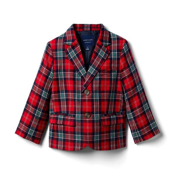 Plaid Wool Blazer | Janie and Jack