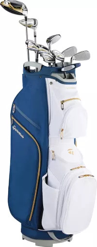 TaylorMade Women's Kalea Gold Cart Bag 10-Piece Complete Set | Golf Galaxy