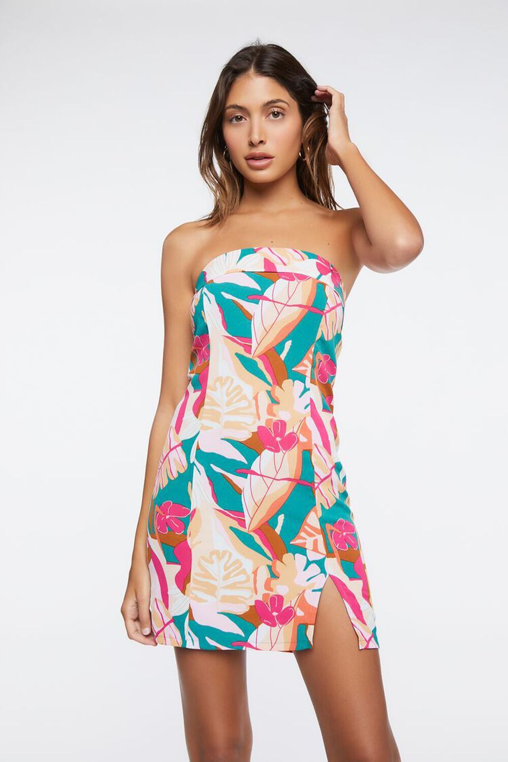 Tropical Print Mini Dress | Forever 21 (US)