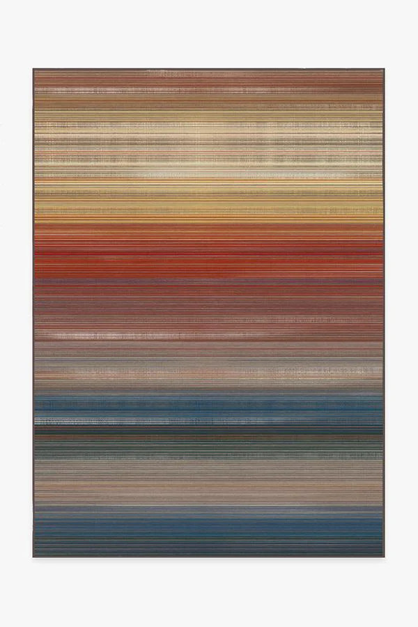 Linear Striped Multicolor Rug | Ruggable