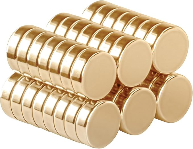 SMARTAKE 45 Pcs Refrigerator Magnets, Small Round Fridge Magnets, Multi-Use Premium Neodymium Off... | Amazon (US)