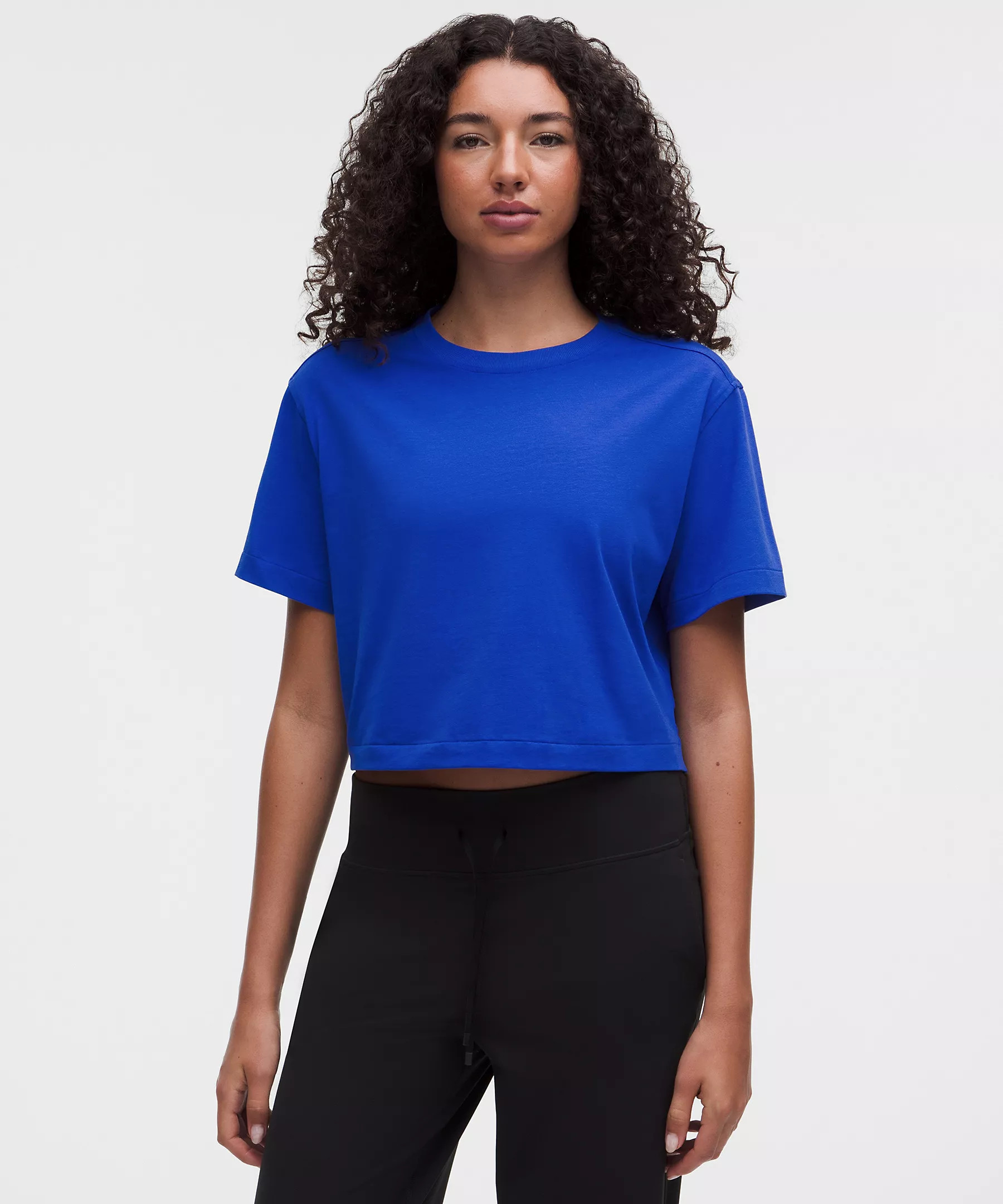 All Yours Organic Cotton Cropped T-Shirt | Lululemon (US)