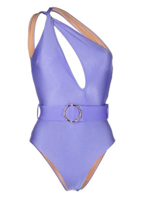 Noire Swimwear cut-out belted-waist Swimsuit  - Farfetch | Farfetch Global