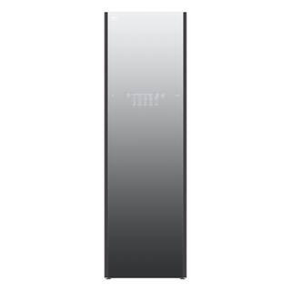 STUDIO Styler SMART Steam Closet in Black Tinted Mirrored Finish with TrueSteam Technology and Moving Hangers | The Home Depot