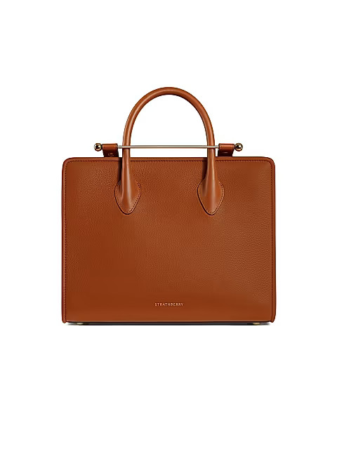 Midi Leather Tote | Saks Fifth Avenue