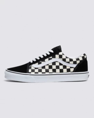 Old Skool Checkerboard Shoe(Black/White) | Vans (US)