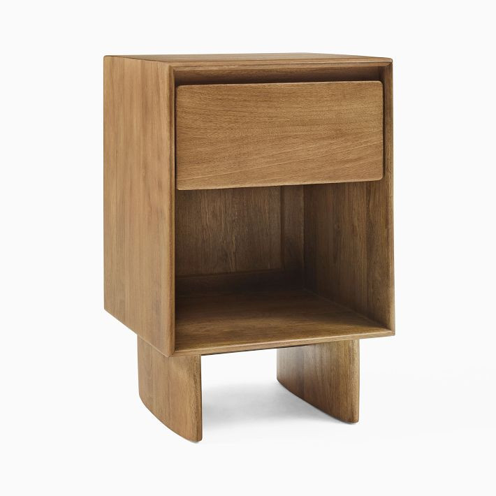 Anton Solid Wood Nightstand (16"–28") | West Elm (US)