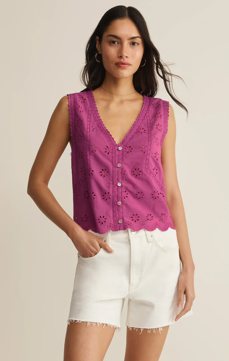 Darcy Eyelet Tank | Z Supply