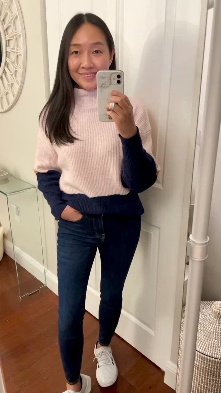 $30 sweater in size XS. $25 jeggings in size 0 short. #WalmartPartner #WalmartFashion @walmartfashion 

#LTKunder50 #LTKSeasonal #LTKunder100