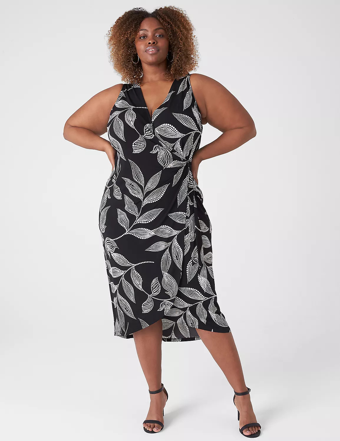 Sleeveless Wrap Tie Dress | LaneBryant | Lane Bryant (US)