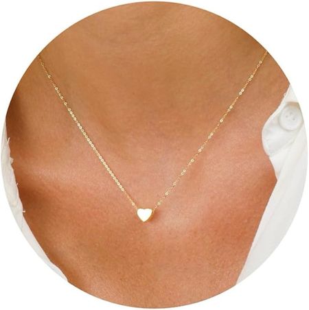 Absolutely in love with dainty jewelry from Amazon! I love stacking them together and this gold necklace is easy to do that with.

#LTKGiftGuide #LTKsalealert #LTKstyletip