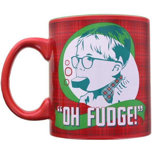 Silver Buffalo A Christmas Story Oh Fudge 20 Ounce Ceramic Mug | Target
