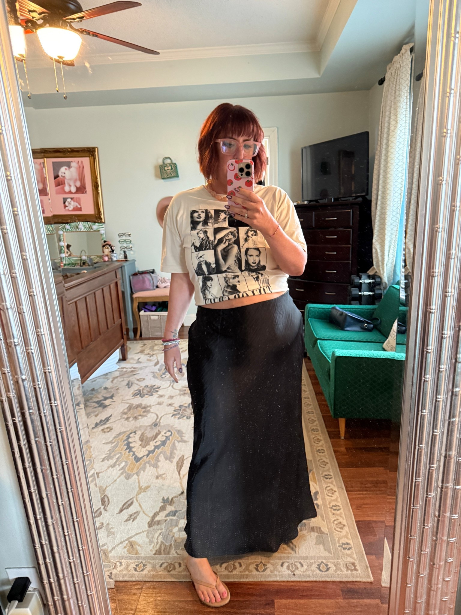 Closet staple for me in the spring is a slip skirt. My favorite every day piece  

#LTKOver40 #LTKMidsize #LTKootd