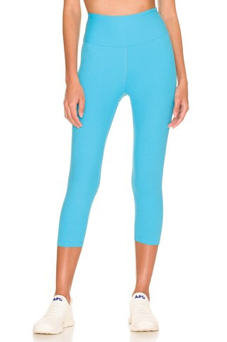 YEAR OF OURS Ribbed Capri in Pisces Blue from Revolve.com | Revolve Clothing (Global)