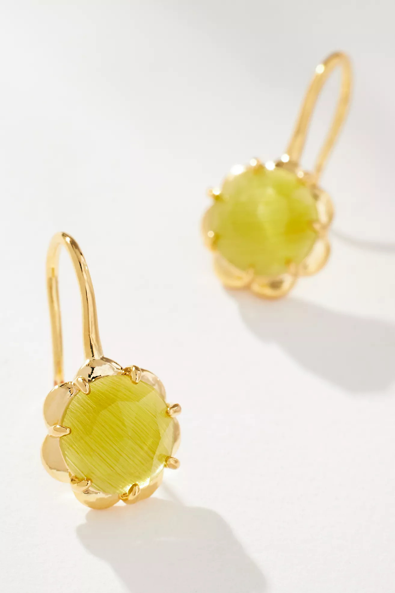 Glass Stone Drop EarringsBy AnthropologieWrite a Review Reviews$32.00Color: LIMEFitStandardSizeOn... | Anthropologie (US)